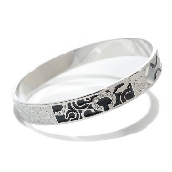 Coach Logo Signature Silver Bracelets CKV | Women